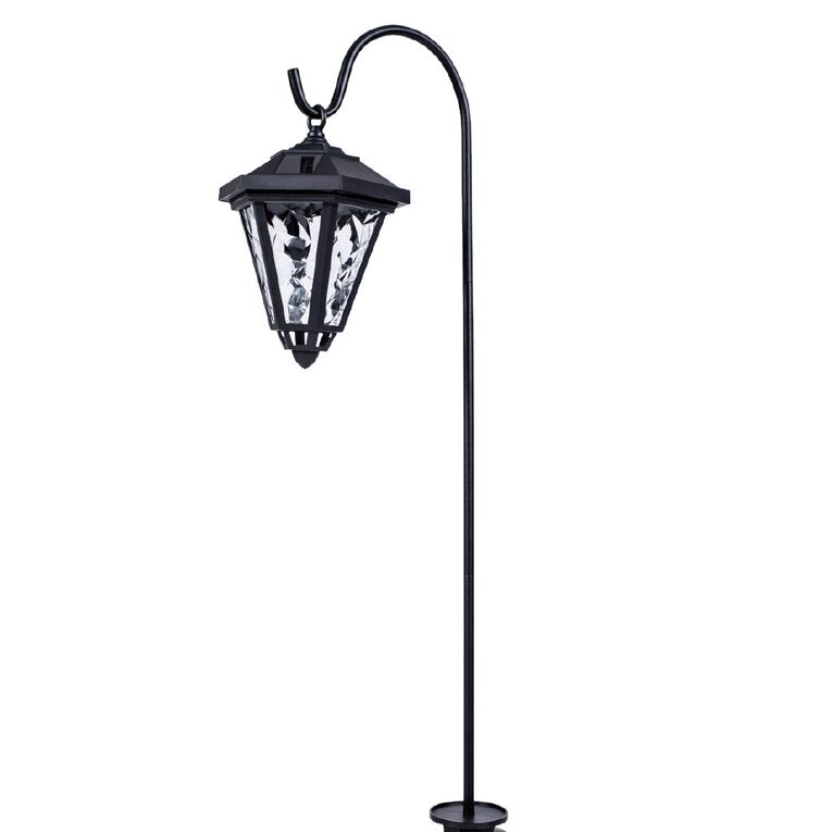 Urban Green Solar Lantern Stake 2 Pack Black, , hi-res