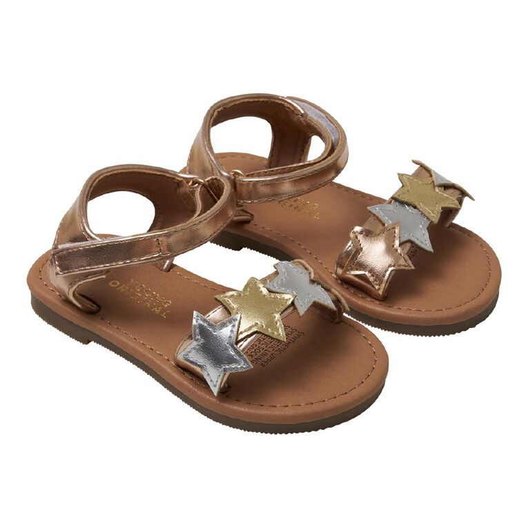 Young Original Junior Kids' Starlight Sandals, Rose Gold, hi-res