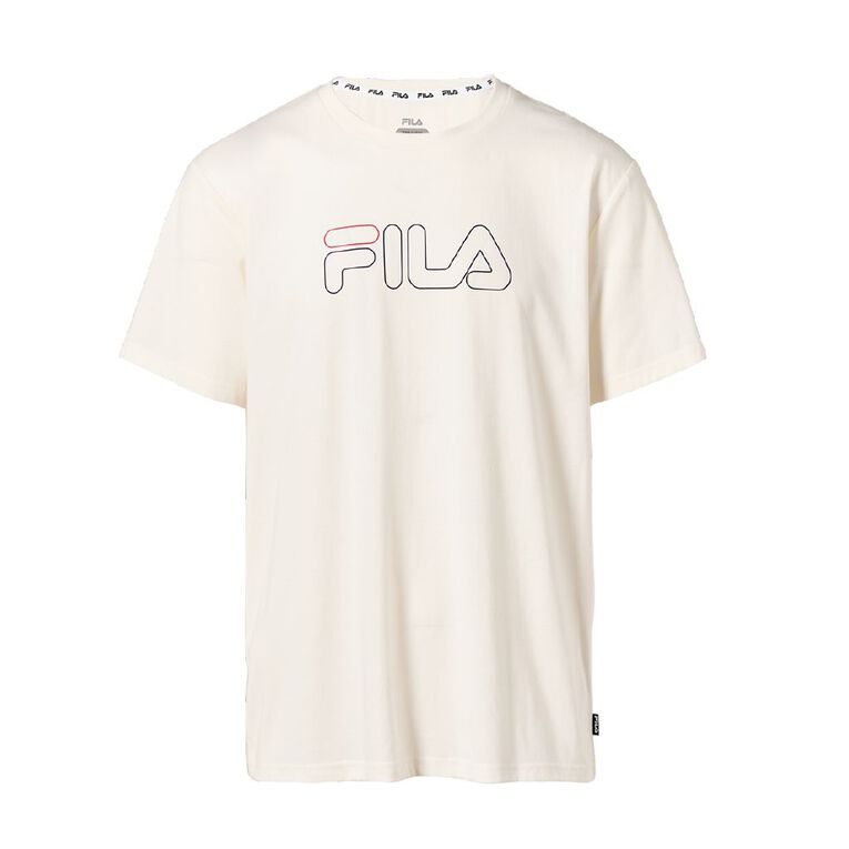 Fila Men's Regular Tee, Cream, hi-res