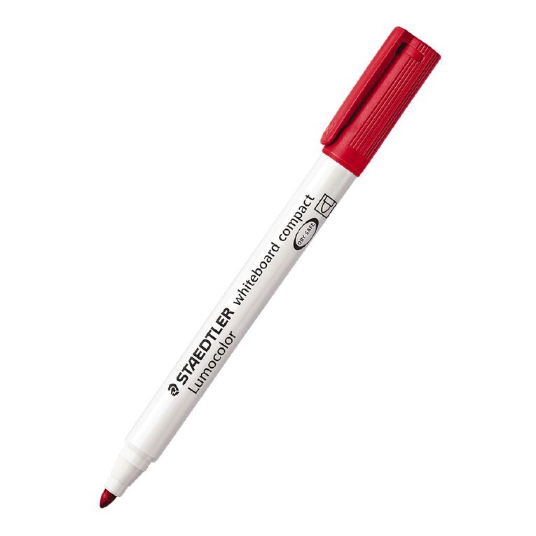 Staedtler Lumocolor Whiteboard Compact Markers Assorted 4 Pack, , hi-res