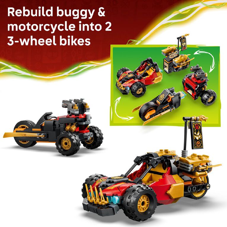 LEGO Ninjago Kai and Coles Combiner Vehicle Adventure 71864, , hi-res