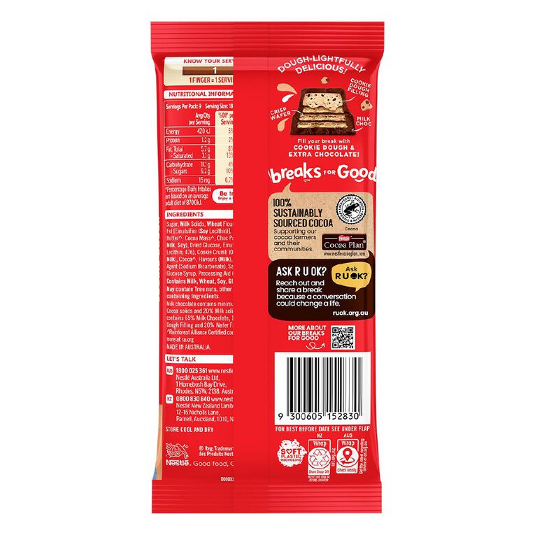 KitKat Cookie Dough Block 170g, , hi-res