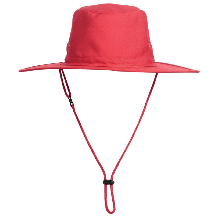 Schooltex Aussie Style Hat, Red Mid, hi-res