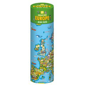 Amazing Europe 250 Piece Puzzle in a Tube