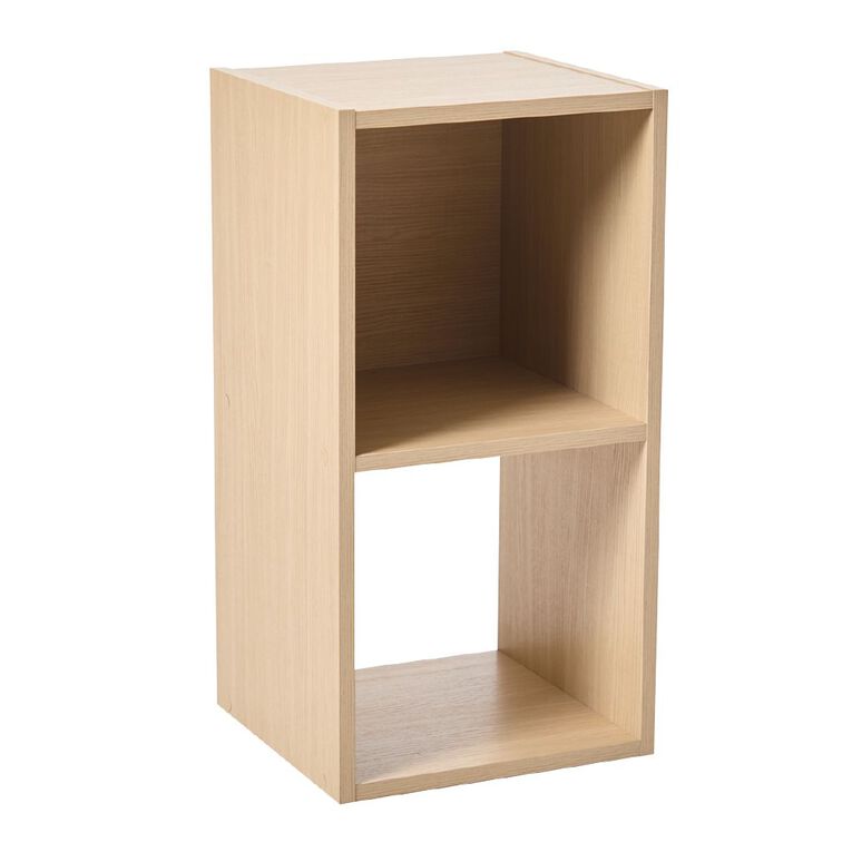 Living & Co Mason 2 Cube Storage Oak, , hi-res