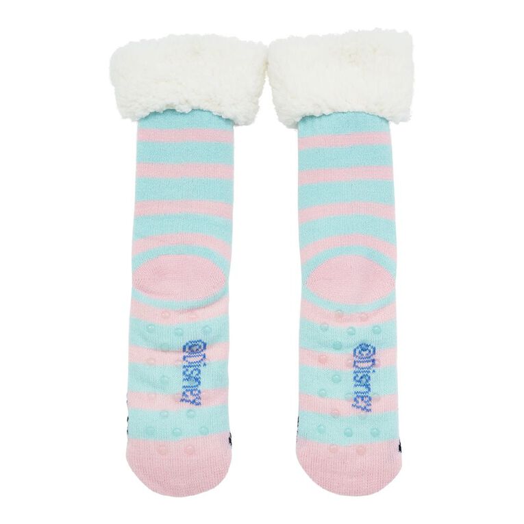 Stitch Sherpa Socks 1 Pack, Pink Mid, hi-res