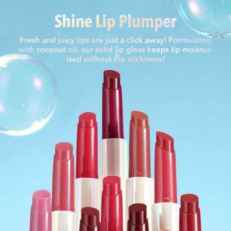 Sheglam Pout Perfect Shine Lip Plumper Hot Cocoa 2g, , hi-res