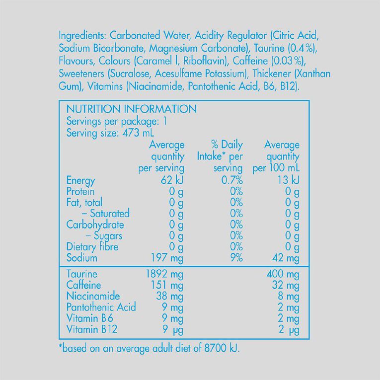 Red Bull Energy Drink Sugarfree 473ml, , hi-res