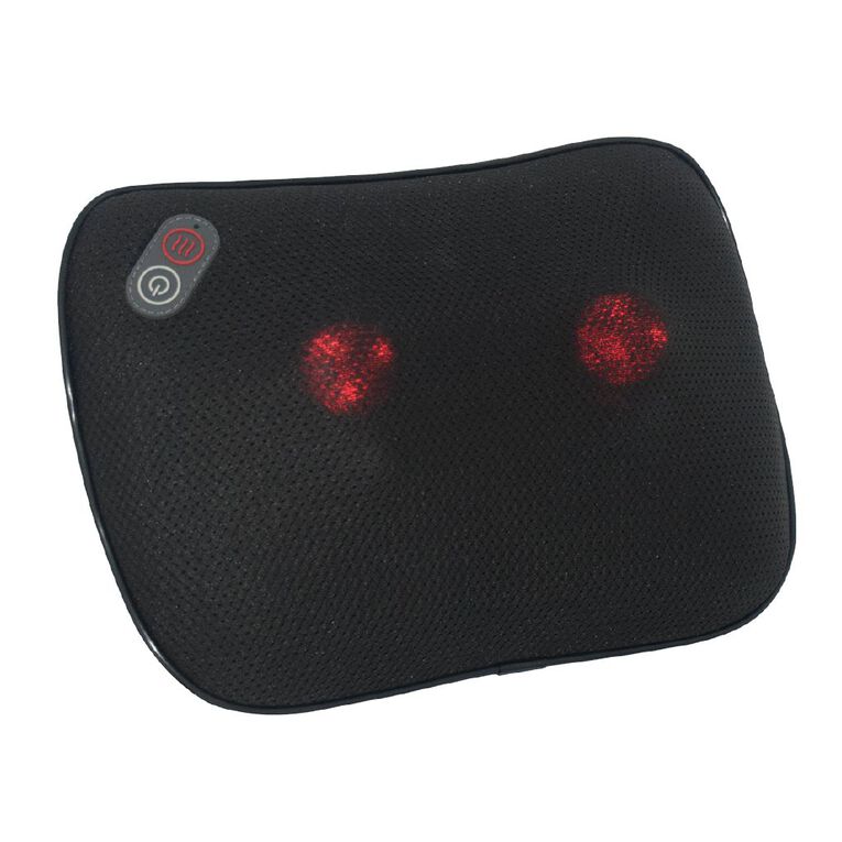 Living & Co Shiatsu Back Massage Pillow Black, , hi-res