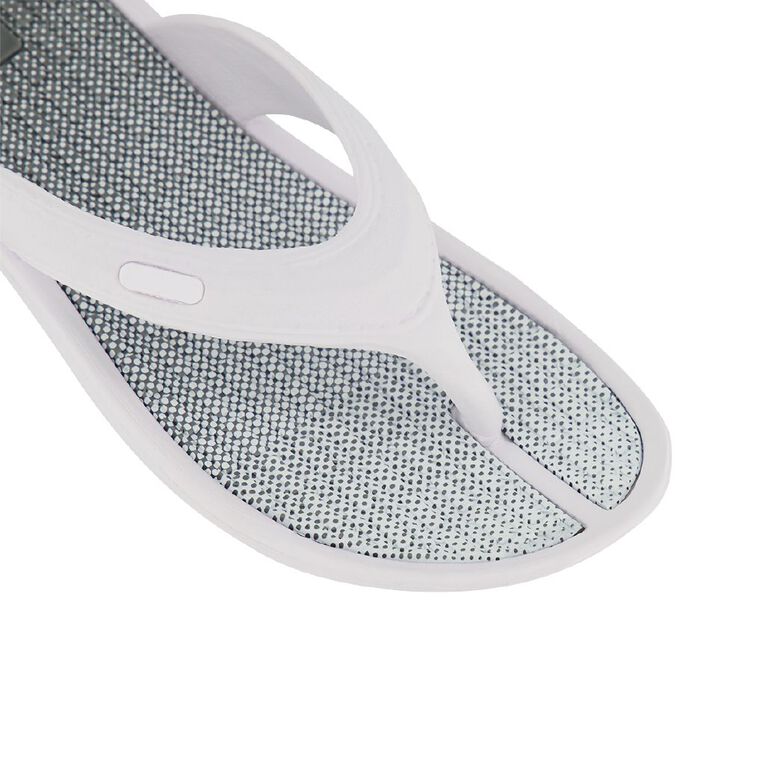 H&H Women's Sporty Jandals, White, hi-res