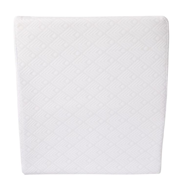 Living & Co Memory Foam Wedge Pillow White, , hi-res