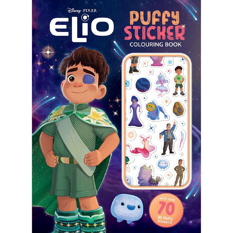 Disney Pixar: Elio Puffy Sticker Colouring Book, , hi-res