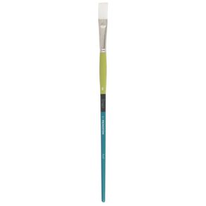 Princeton Snap Brush Long Handle Taklon Flat 8 White