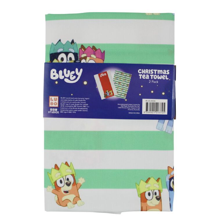 Bluey Tea Towels 2 Pack, , hi-res