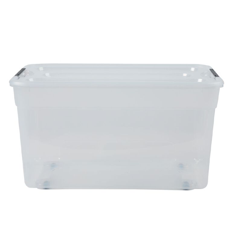 Sort It Modular Storage Organiser 52L Clear, , hi-res