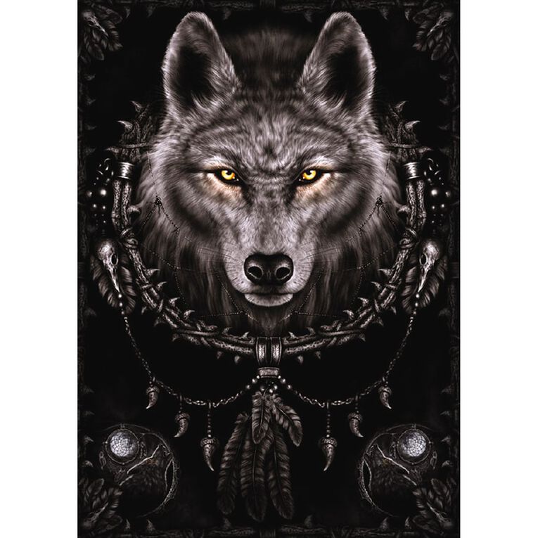 Poster #27 Spiral Wolf Dream Catcher, , hi-res