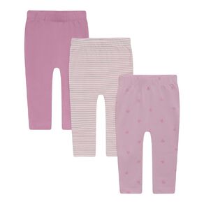 Young Original Babys' Print Leggings 3 Pack