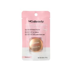 mcobeauty mini miracle flawless pressed powder translucent 1 each