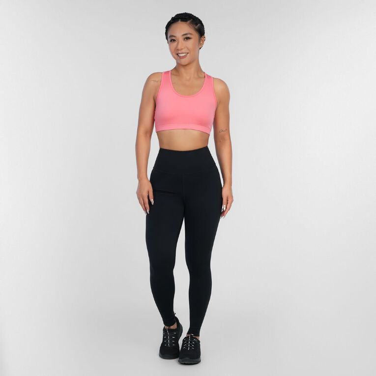 Active Intent Women's Low Impact Crop Top, Pink Mid, hi-res
