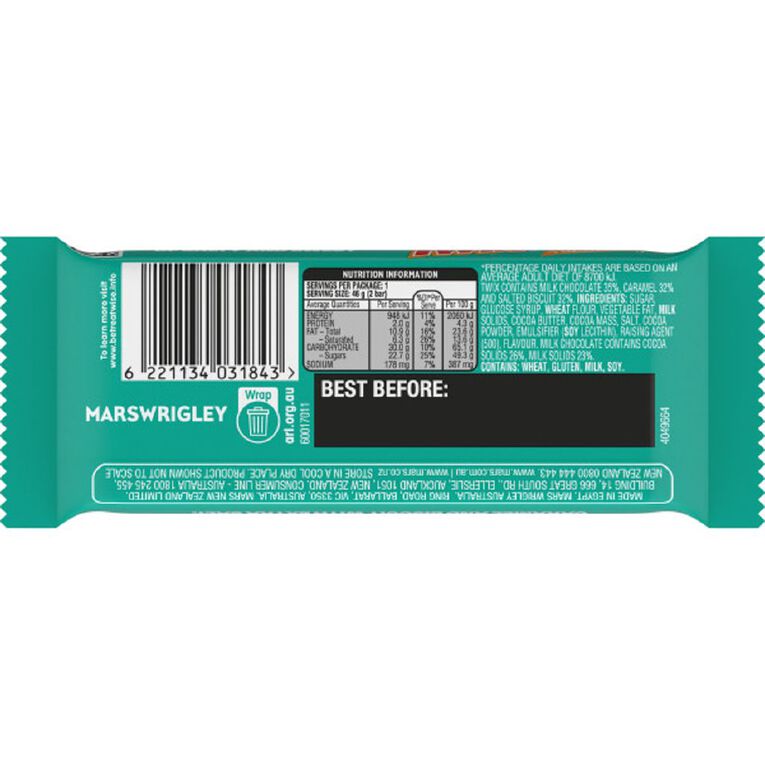 Twix Twin Salted Caramel, , hi-res
