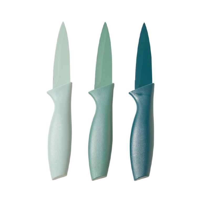 Living & Co Paring Knife Set Green, , hi-res