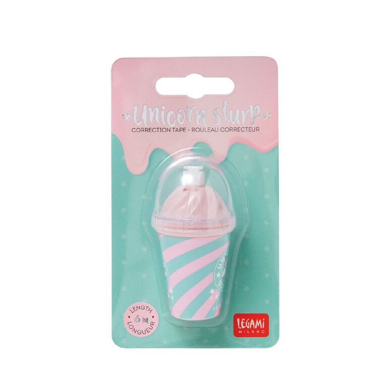 Legami Correction Tape Unicorn Slurp Unicorn, , hi-res