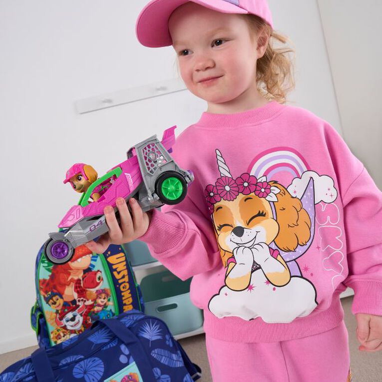 Paw Patrol Preschool Printed Sweatshirt, Pink Mid, hi-res