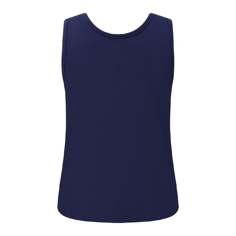 H&H Women's Comfy Pyjama Singlet, Blue Dark, hi-res