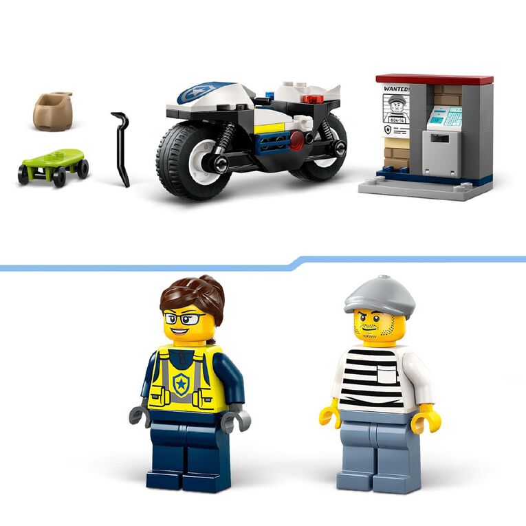 LEGO CITY Police Motorcycle Chase 60455, , hi-res