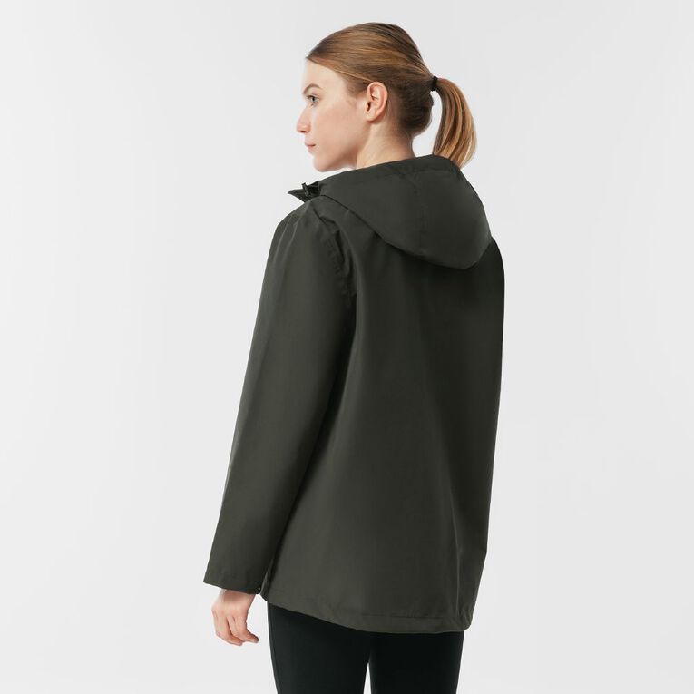 Active Intent Women's Raincoat, Grey Dark, hi-res