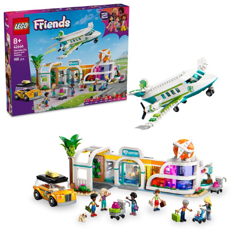 LEGO Friends Heartlake City Airport and Airplane 42656, , hi-res