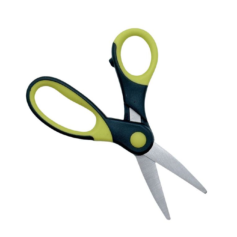 WS Scissors Soft Grip 5 inch Grey Mid, , hi-res