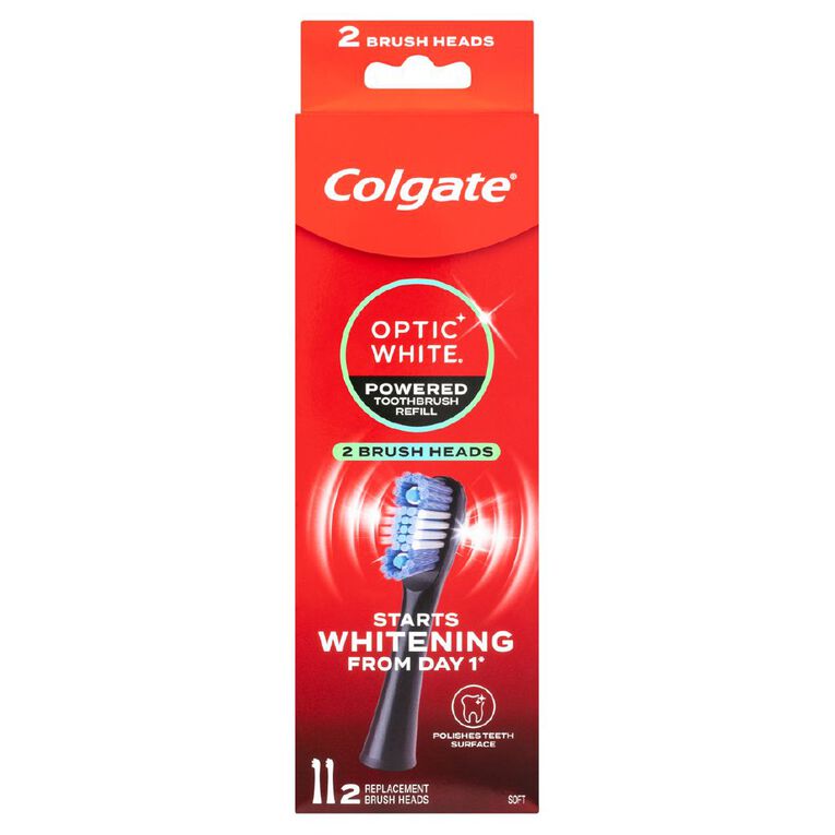 Colgate Optic White Pro Power Refill 2 Pack, , hi-res