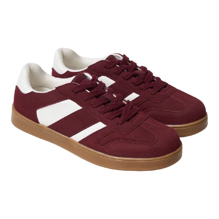 H&H Women's Women's Piper Sneakers, Burgundy, hi-res