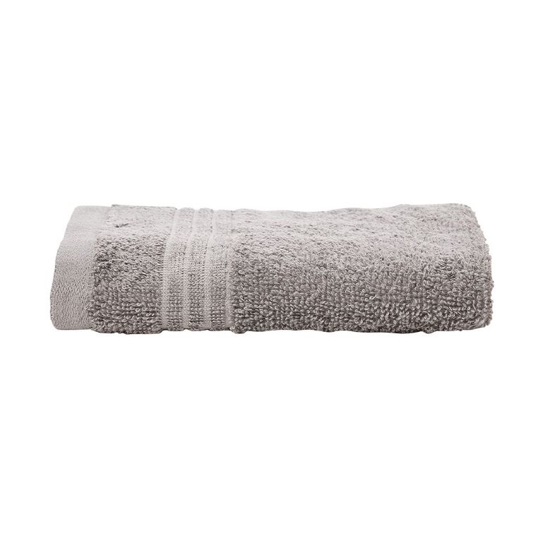 Living & Co Manhattan Hand Towel Alloy Grey 35cm x 55cm, Grey, hi-res