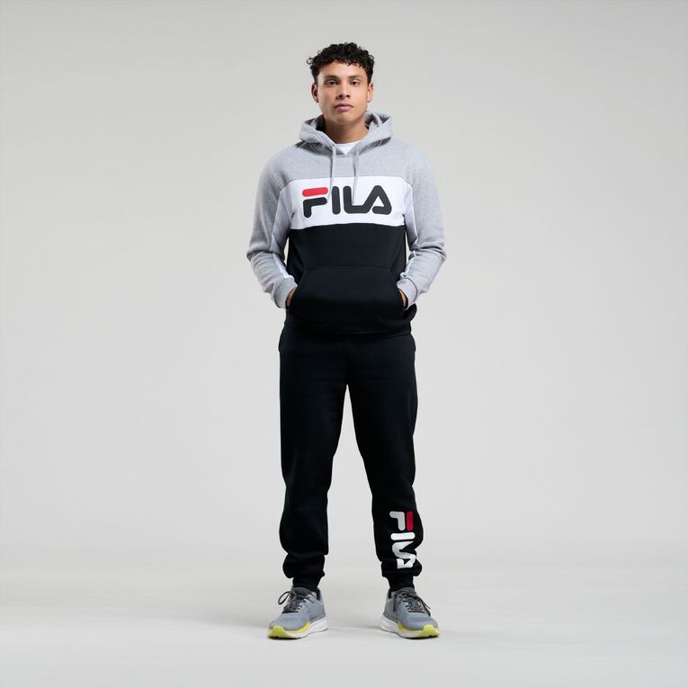 Fila Men's Nolita Hood Sweat, Grey Marle, hi-res