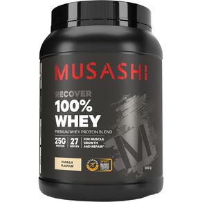 Musashi 100% Whey Protein Powder Vanilla 900g