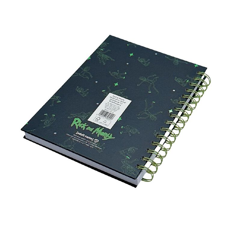 Rick and Morty Spiral Notebook A5, , hi-res