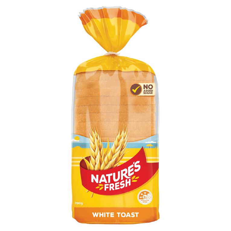 Nature's Fresh White Toast 700g, , hi-res