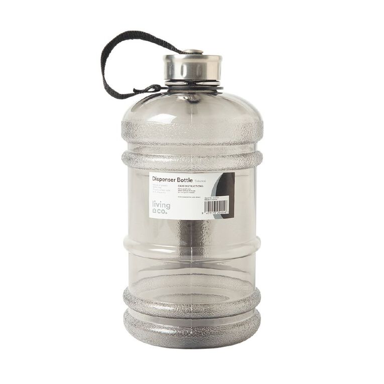 Living & Co Drink Bottle Grey 2.1L, , hi-res