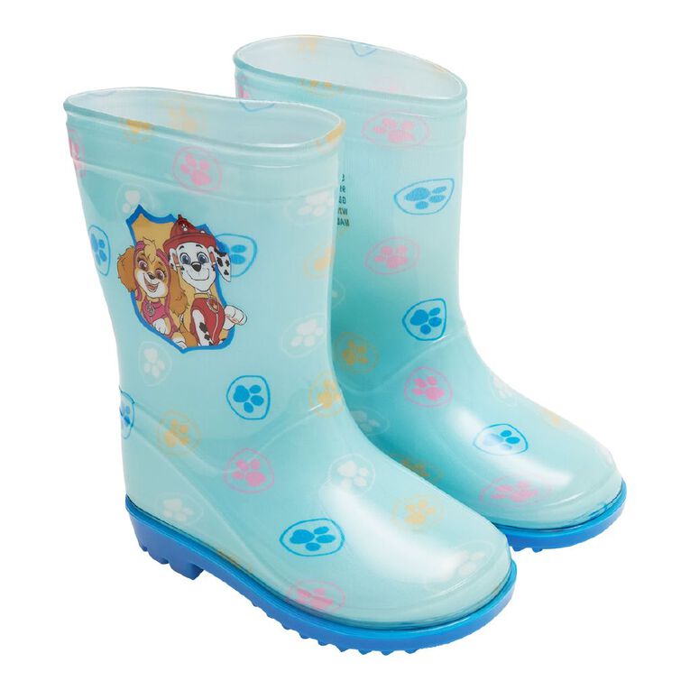 Paw Patrol Junior Kids' PVC Gumboots, Blue Light, hi-res