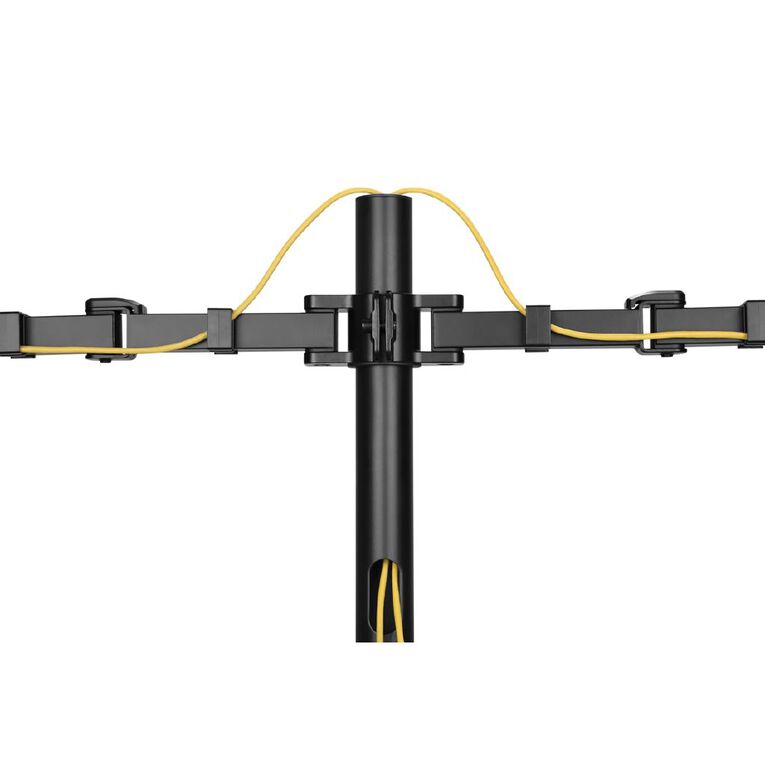 Bracom Dual Monitor Steel Articulating Monitor Arm Black, , hi-res