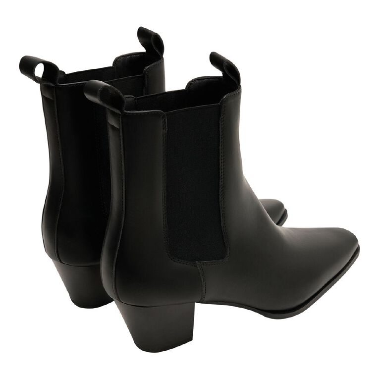 H&H Women's Hazel Gusset Ankle Boots, Black, hi-res