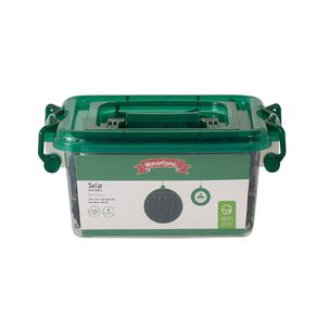 Wonderland Solar Icicle Christmas Lights Warm White 7.9m