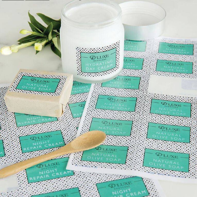 Avery Rectangular Glossy Labels White 10 Pack 180 labels, , hi-res
