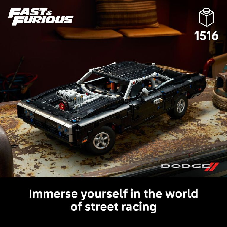 LEGO Technic Fast and Furious Dodge Charger R/T Car 42231, , hi-res