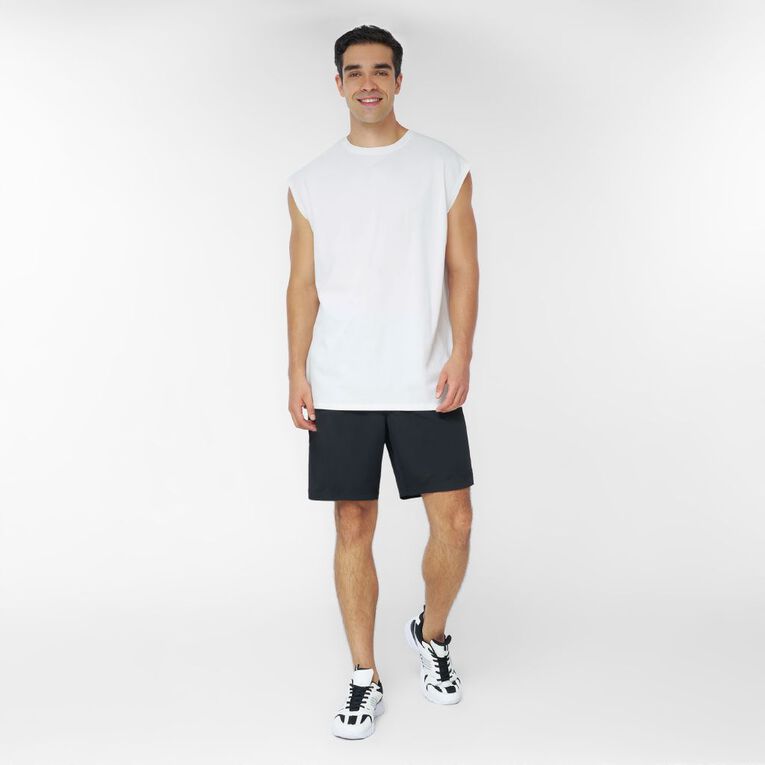 Active Intent Men's Hybrid Tank, White, hi-res