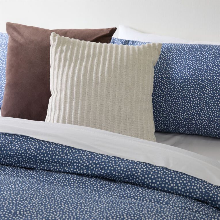 Living & Co Microfibre Duvet Cover Set Dawn Blue Queen, , hi-res