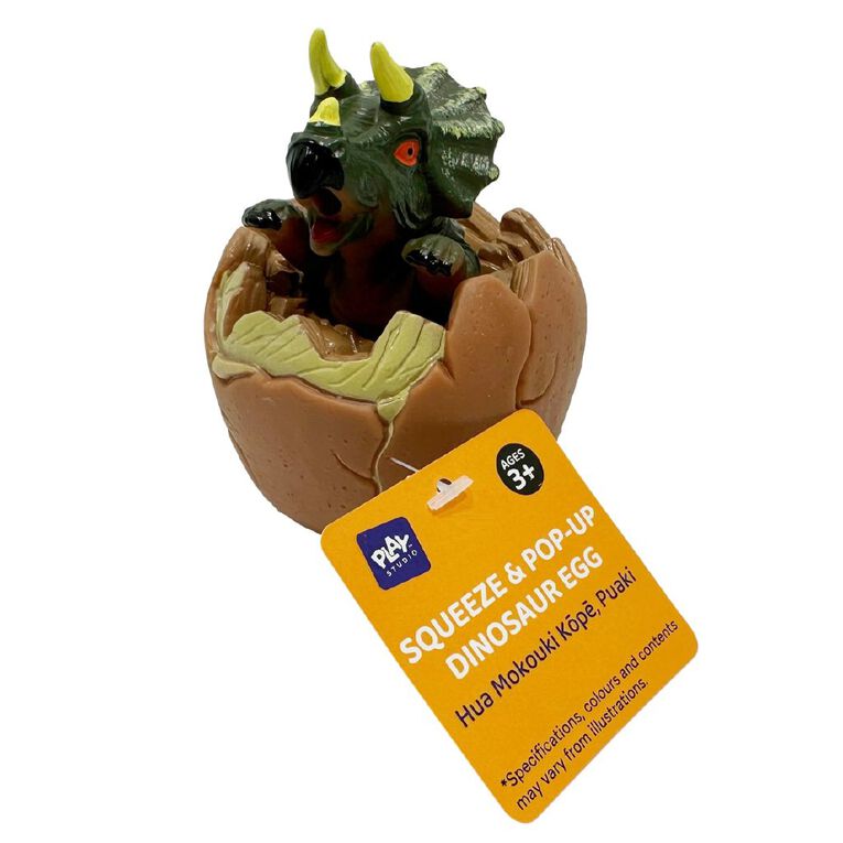 Play Studio Squeeze & Pop-Up Dinosaur Egg Assorted, , hi-res