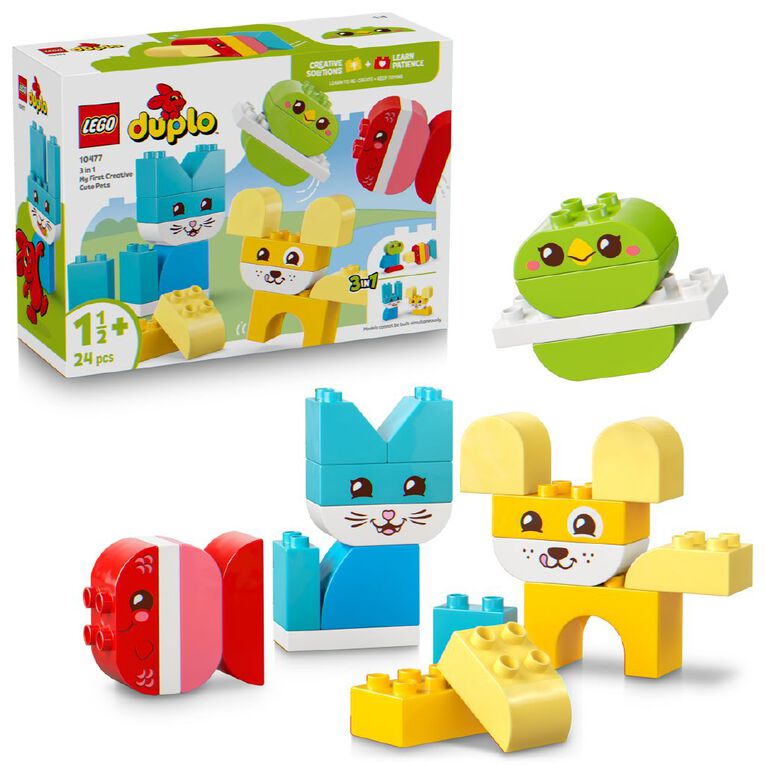 LEGO DUPLO 3 in 1 Creative Cute Pets 10477, , hi-res